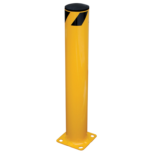 Safety Bollard, Steel, 36" H x 5.5" W, Yellow M & M Nord Ouest Inc