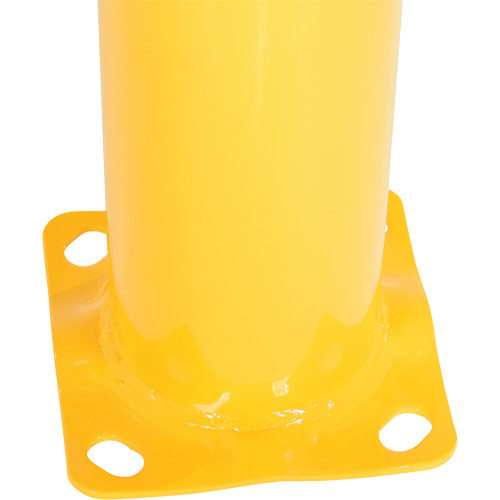Bollard, Steel, 42" H x 5-1/2" W, Yellow M & M Nord Ouest Inc