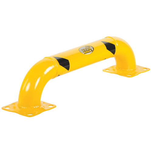 Low Profile Rack Guards, 3' W x 0.75' H, Yellow M & M Nord Ouest Inc