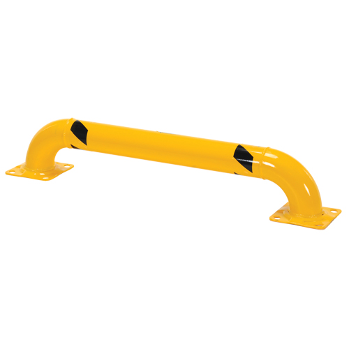 Low Profile Rack Guards, 4' W x 0.75' H, Yellow M & M Nord Ouest Inc