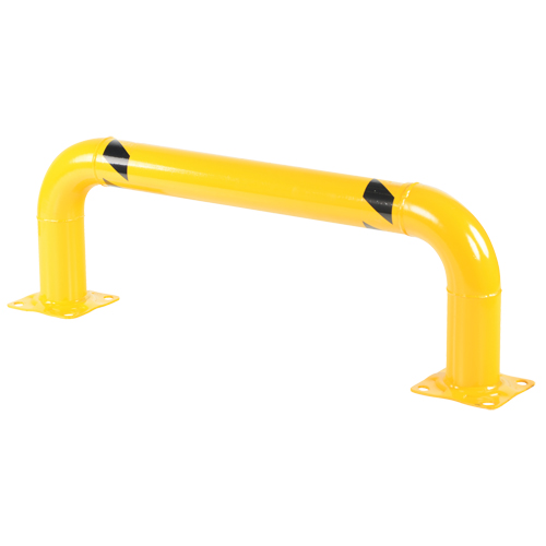 Low Profile Rack Guards, 4' W x 1.4' H, Yellow M & M Nord Ouest Inc