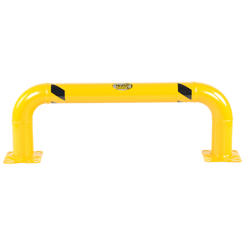 Low Profile Rack Guards, 4' W x 1.4' H, Yellow M & M Nord Ouest Inc