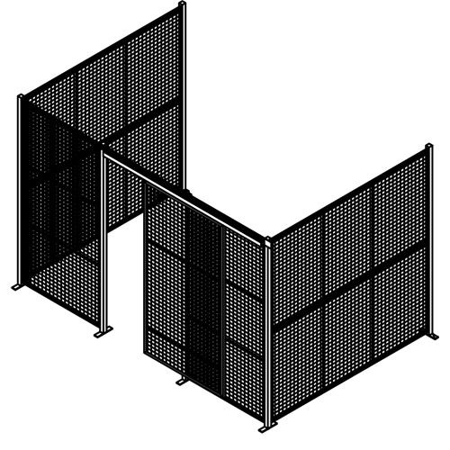 Partitions & cloisons grillag&eacute;e M & M Nord Ouest Inc