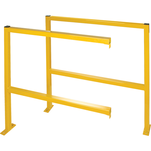 Protecteurs de p&eacute;rim&egrave;tre - Style tubulaire, 48" la x 49-1/2" h, Jaune M & M Nord Ouest Inc