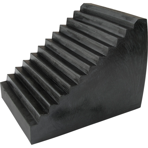 Wheel Chock, 9-1/2" x 6-1/2" x 7-1/2", Black M & M Nord Ouest Inc