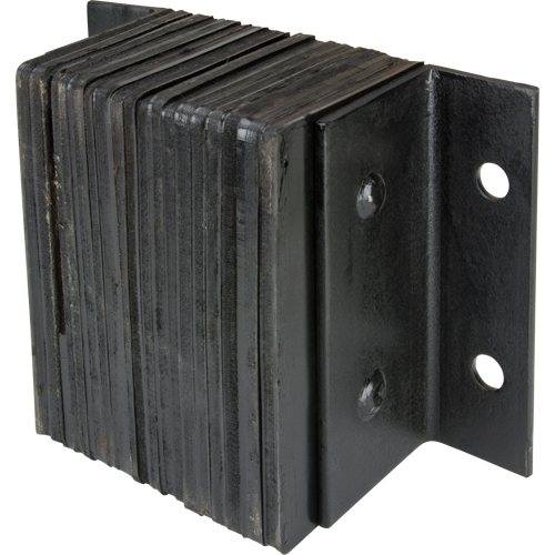Laminated Dock Bumpers, Horizontal, Rubber, 12" W x 6" D x 10" H M & M Nord Ouest Inc