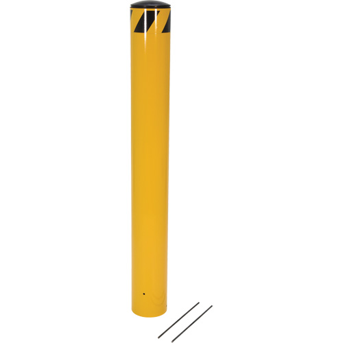 Bornes &agrave; couler, Acier, 48-1/2" h x 5-9/16" la, Jaune M & M Nord Ouest Inc