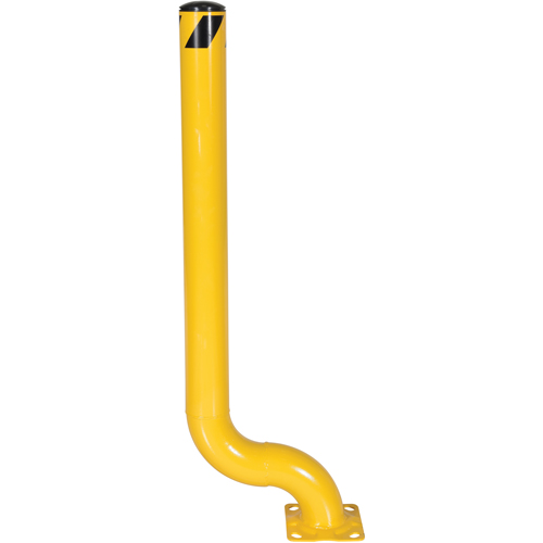 Borne d&eacute;sax&eacute;e, Acier, 54" h x 4-1/2" la, Jaune M & M Nord Ouest Inc