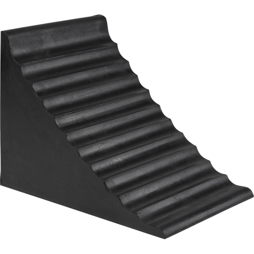 Cale de roue, 9-7/8" x 7-1/8" x 7-1/2", Noir M & M Nord Ouest Inc