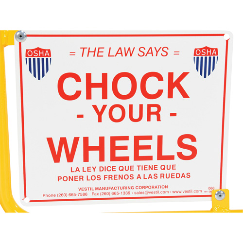 Cale &agrave; rail pour drapeau M & M Nord Ouest Inc