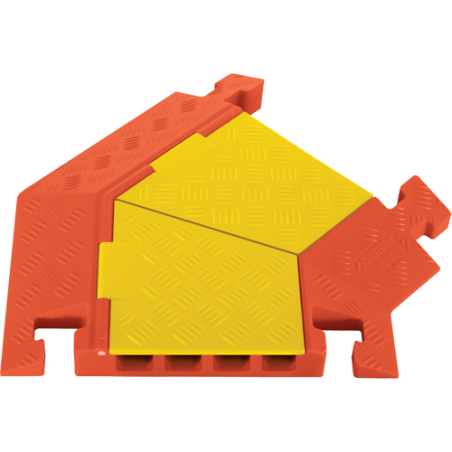 Linebacker&reg; 5-Channel Heavy Duty Cable Protector - Right Turn M & M Nord Ouest Inc