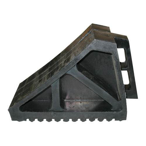 Wheel Chock, 10-5/8" x 7" x 4-1/2", Black M & M Nord Ouest Inc