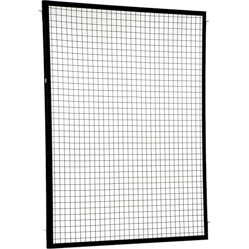Adjustable Perimeter Guard Panel, 6' H x 5' W, Black M & M Nord Ouest Inc