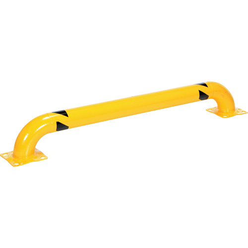 Low Profile Rack Guard, 5.3' W x 0.74' H, Yellow M & M Nord Ouest Inc
