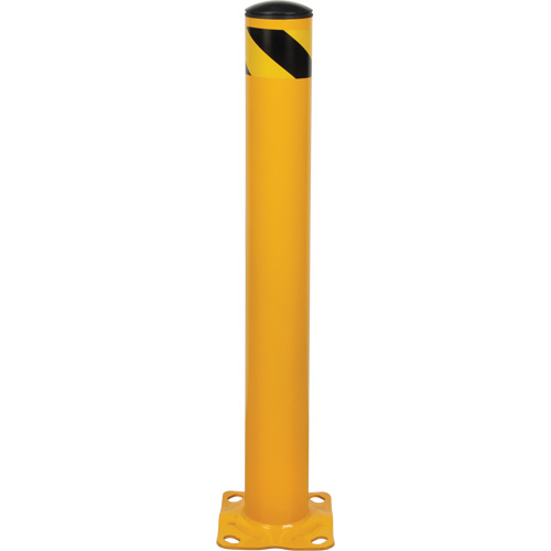 Bollard, Steel, 36" H x 4-1/2" W, Yellow M & M Nord Ouest Inc