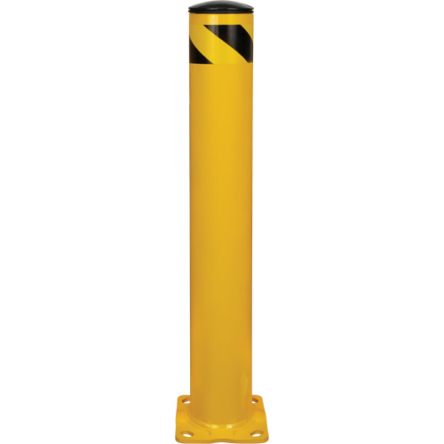Butoir de s&eacute;curit&eacute;, Acier, 36" h x 5-1/2" la, Jaune M & M Nord Ouest Inc