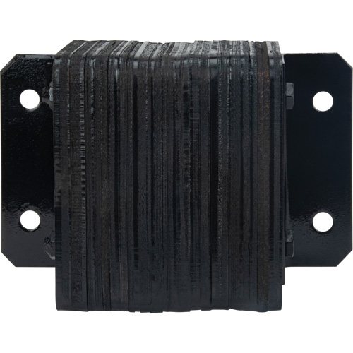 Laminated Dock Bumpers, Horizontal, Rubber, 12" W x 4" D x 10" H M & M Nord Ouest Inc