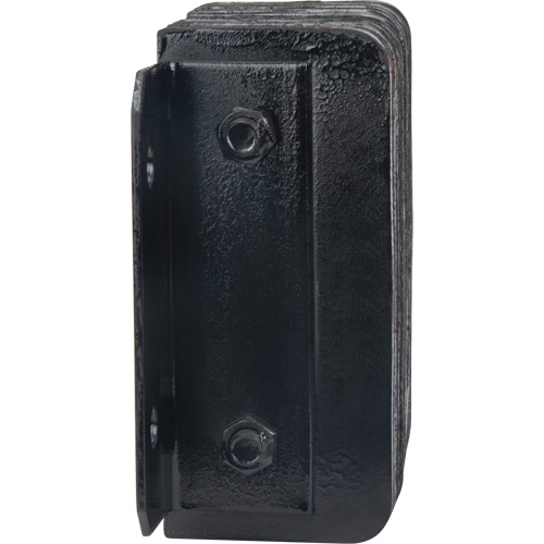 Laminated Dock Bumpers, Horizontal, Rubber, 12" W x 4" D x 10" H M & M Nord Ouest Inc