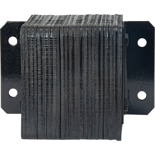 Laminated Dock Bumpers, Horizontal, Rubber, 12" W x 6" D x 10" H M & M Nord Ouest Inc