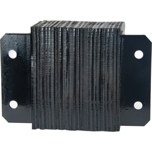 Laminated Dock Bumpers, Horizontal, Rubber, 12" W x 6" D x 10" H M & M Nord Ouest Inc