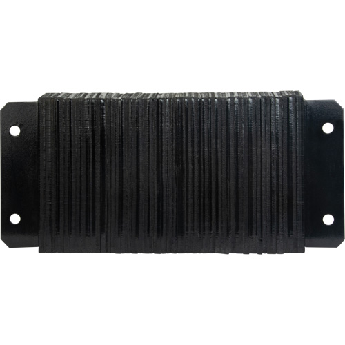 Laminated Dock Bumpers, Horizontal, Rubber, 24" W x 4" D x 12" H M & M Nord Ouest Inc