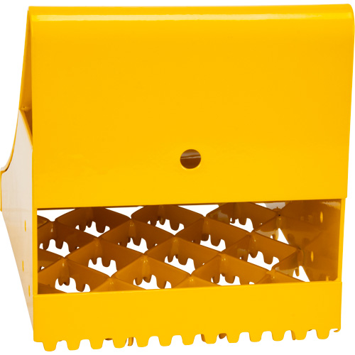 Ice Chocks, Steel, Yellow, 8-1/16" W x 10-5/8" D x 8-13/16" H M & M Nord Ouest Inc