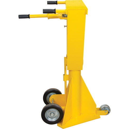 100,000 lbs. Static Capacity Ratchet Beam Trailer Jack, 20 tons Lift Capacity M & M Nord Ouest Inc