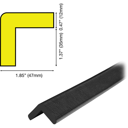 Butoir de protection de coin mod&egrave;le H 5M M & M Nord Ouest Inc