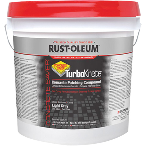 TurboKrete&reg; Concrete Patch Compound Kit, Grey M & M Nord Ouest Inc