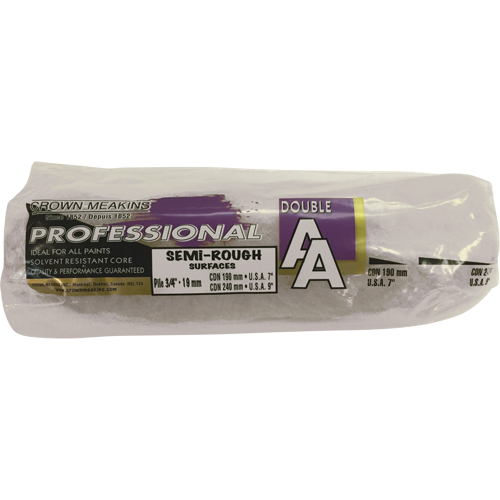 Professional AA Synthetic Paint Roller Cover, 19 mm (3/4") Nap, 240 mm (9-1/2") L M & M Nord Ouest Inc