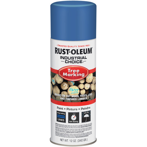 Peinture pour le marquage des arbres Industrial Choice T1600, Bleu, 16 oz M & M Nord Ouest Inc