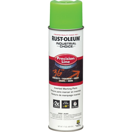 Peinture de marquage lin&eacute;aire de pr&eacute;cision &agrave; base d'eau M1800, 17 oz, Canette a&eacute;rosol M & M Nord Ouest Inc