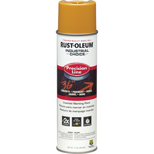 M1800 Water-Based Precision Line Marking Paint, 17 oz., Aerosol Can M & M Nord Ouest Inc