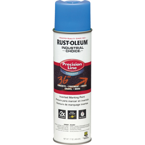 M1800 Water-Based Precision Line Marking Paint, 17 oz., Aerosol Can M & M Nord Ouest Inc