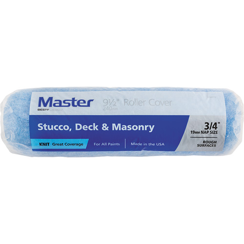 Master Knit Roller Cover, 19 mm (3/4") Nap, 240 mm (9-1/2") L M & M Nord Ouest Inc