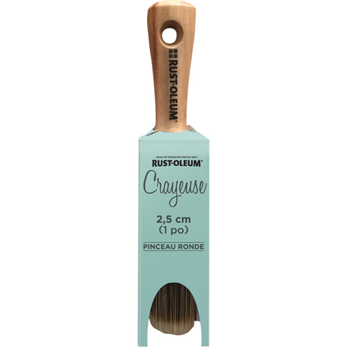 Chalked Oval Paint Brush, Polyester/Synthetic, Wood Handle, 1" Width M & M Nord Ouest Inc