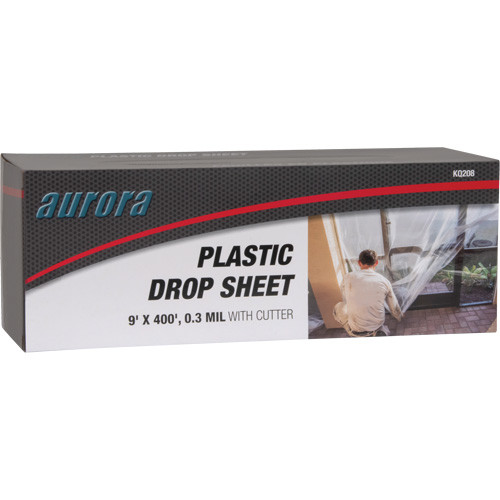 Drop sheet, 400' L x 9' W, Plastic M & M Nord Ouest Inc