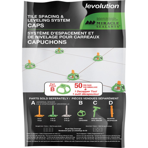 Miracle Sealants&reg; Levolution Universal Caps M & M Nord Ouest Inc