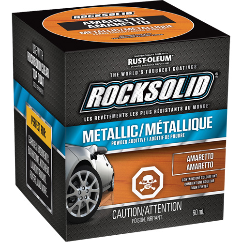 RockSolid&reg; Metallic Powder Additive, 60 mL, Bottle, Amaretto M & M Nord Ouest Inc