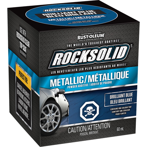Additifs de poudre m&eacute;tallique RockSolid, 60 ml, Bouteille, Bleu brillant M & M Nord Ouest Inc