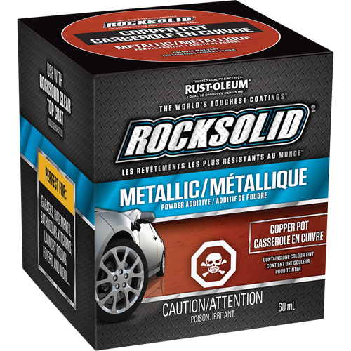 Additifs de poudre m&eacute;tallique RockSolid, 60 ml, Bouteille, Casserole en cuivre M & M Nord Ouest Inc