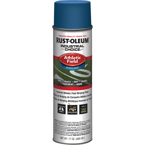 Peinture de lignage pour terrains de sport AF1600, Bleu, Canette a&eacute;rosol M & M Nord Ouest Inc