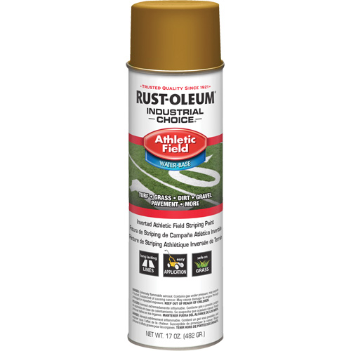 AF1600 Athletic Field Striping Paint, Gold, Aerosol Can M & M Nord Ouest Inc