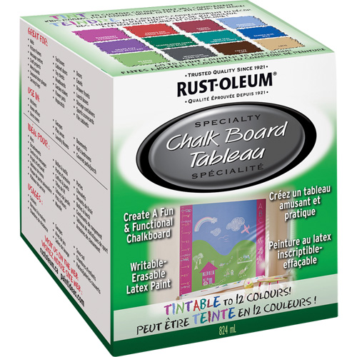 Peinture sp&eacute;cialis&eacute;e pour tableau noir, 824 ml, Trousse, Base &agrave; teinter M & M Nord Ouest Inc