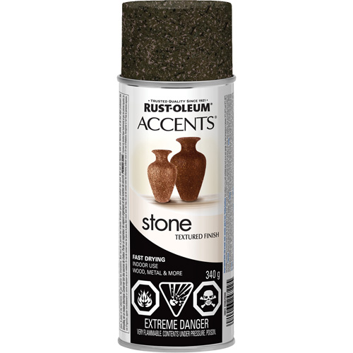 Accents&reg; Stone Creations Spray Paint, Aerosol Can, Granite Stone M & M Nord Ouest Inc