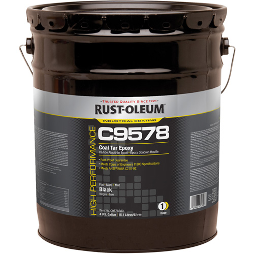 C9578 System Coal Tar High Solids Epoxy, 4 gal., Pail M & M Nord Ouest Inc