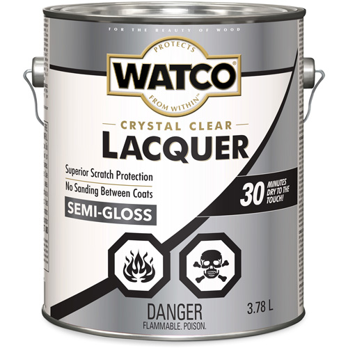 Laque pour bois Watco, 3,78 L, Transparent, Semi-brillant M & M Nord Ouest Inc