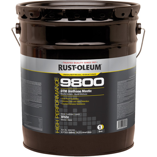 Syst&egrave;me de mastic &agrave; lur&eacute;thane 9800 DTM, 5 gal., Blanc, Tr&egrave;s brillant M & M Nord Ouest Inc