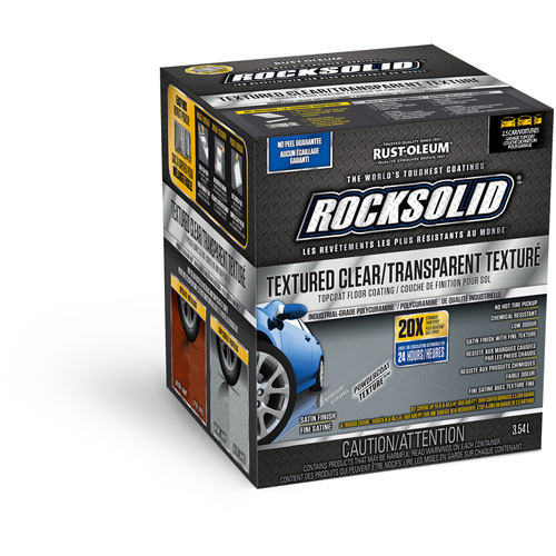 RockSolid&reg; Top Coat, Satin/Textured, Clear M & M Nord Ouest Inc