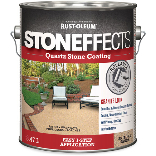 Stoneffects Quartz Stone Coating, 3.78 L, Water-Based, Textured, Beige M & M Nord Ouest Inc
